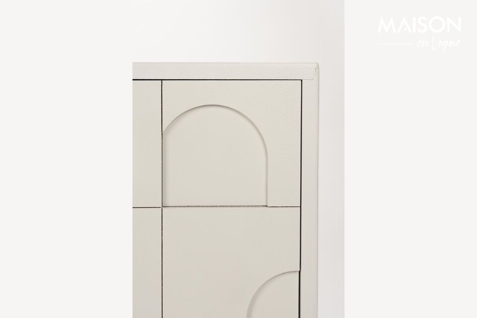 Dit meubel belichaamt de kunst van het combineren van esthetiek en functionaliteit