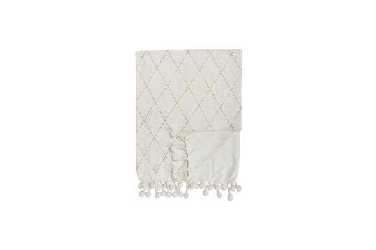 Laval Cotton Throw White