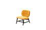 Miniatuur Lempty low back ochre gestoffeerde fauteuil Productfoto