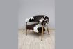  Les Rocheuses koe en eikenhouten fauteuil 1