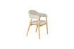 Miniatuur Lichtbruine stoffen fauteuil Indy 1