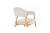 Miniatuur Lichtbruine stoffen fauteuil Indy 4