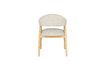 Miniatuur Lichtbruine stoffen fauteuil Indy 5