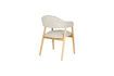 Miniatuur Lichtbruine stoffen fauteuil Indy 7