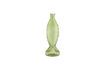 Miniatuur Lichtgroene glazen vaas H30 Fish 1