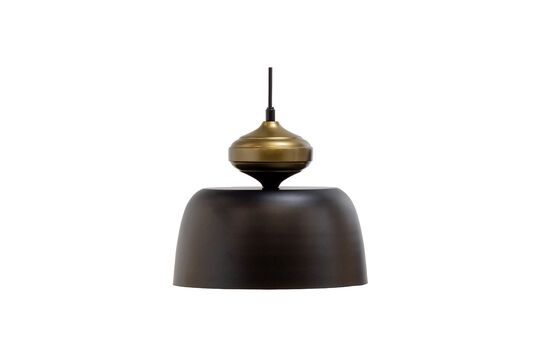 Linne zwarte metalen hanglamp Productfoto