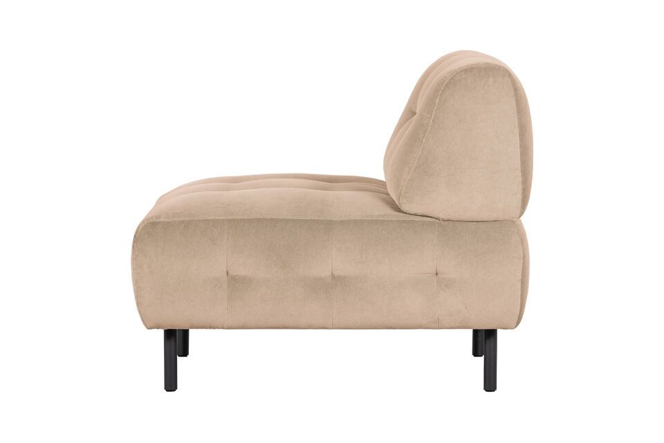 De Lloyd fluwelen fauteuil is zeer elegant en zal in elke kamer van het huis goed staan