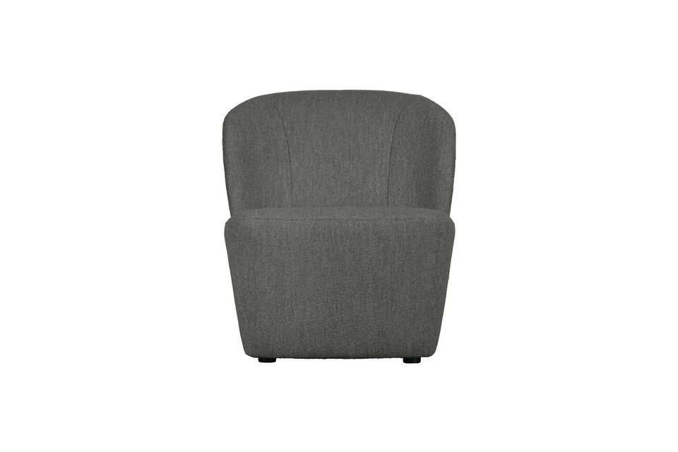 Lofty antraciet stoffen fauteuil Vtwonen