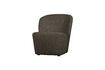 Miniatuur Lofty bruine stoffen fauteuil 3