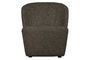 Miniatuur Lofty bruine stoffen fauteuil Productfoto