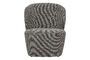 Miniatuur Lofty donkergrijze stoffen fauteuil Productfoto