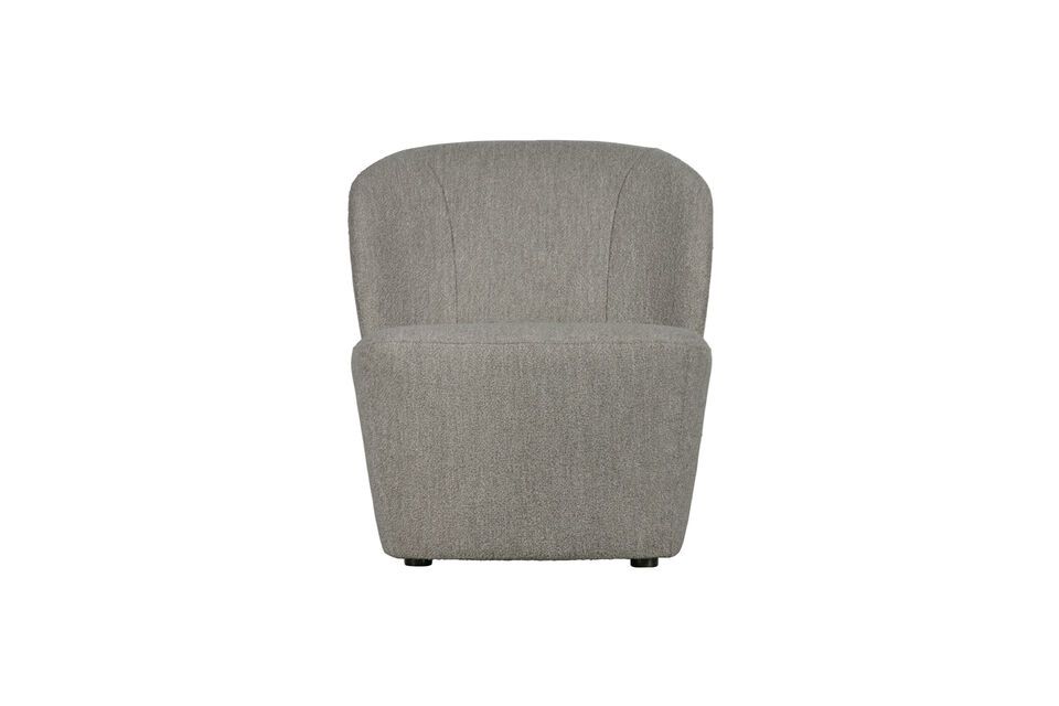 Lofty lichtgrijze stoffen fauteuil Vtwonen