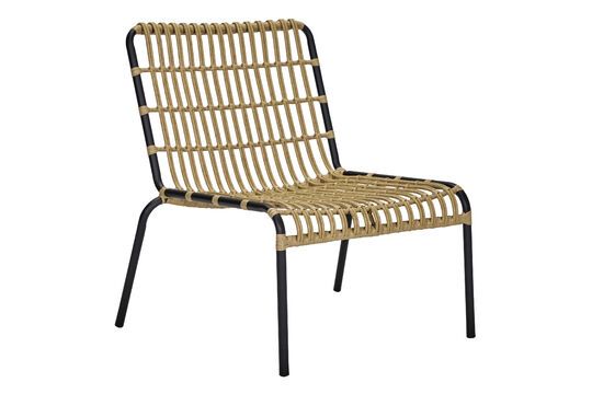Loka licht wicker tuinstoel