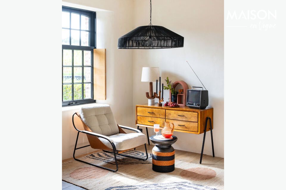 Deze fauteuil is niet alleen een decoratief object, maar belooft duurzaamheid