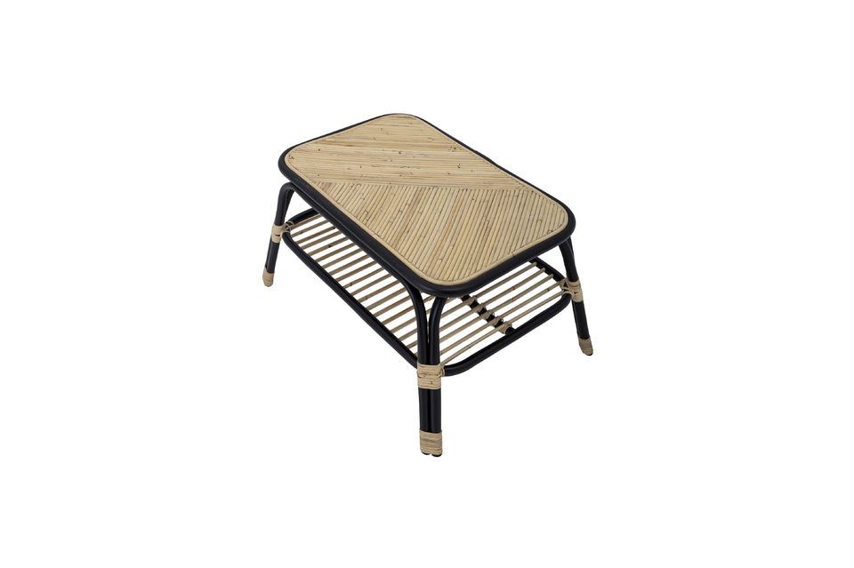 Loue zwart rotan bijzettafeltje - 4