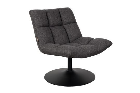 Lounge Chair Bar Donkergrijs Productfoto