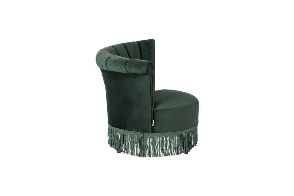 Lounge chair Flair donkergroen - 8