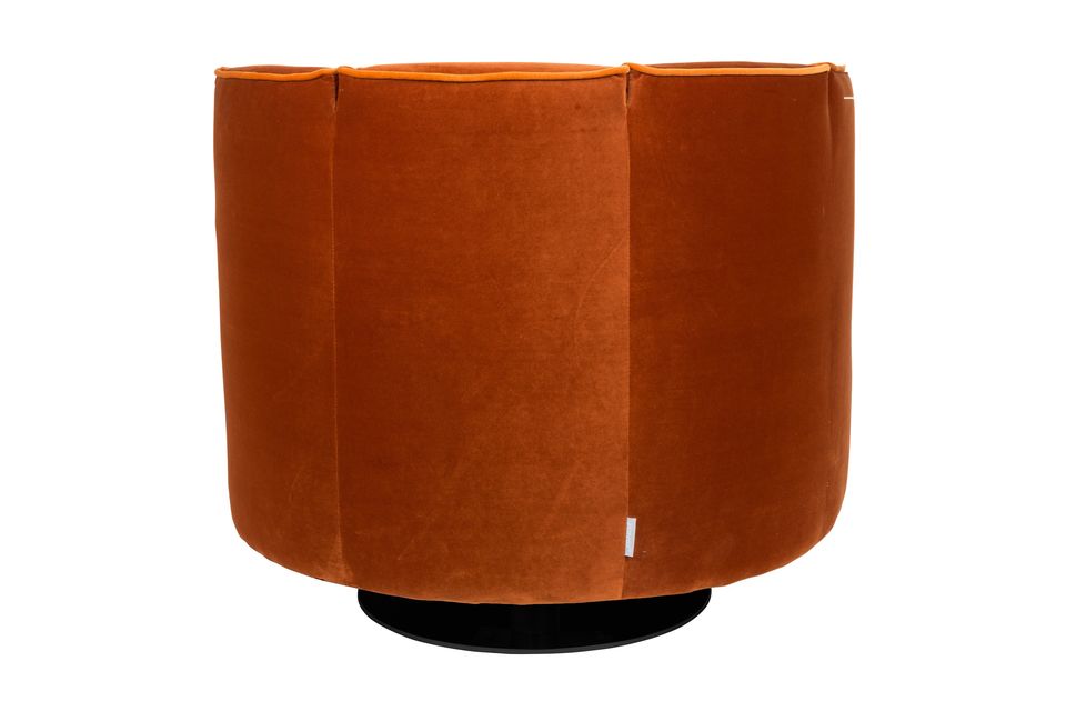 Lounge chair Fleur oranje - 7