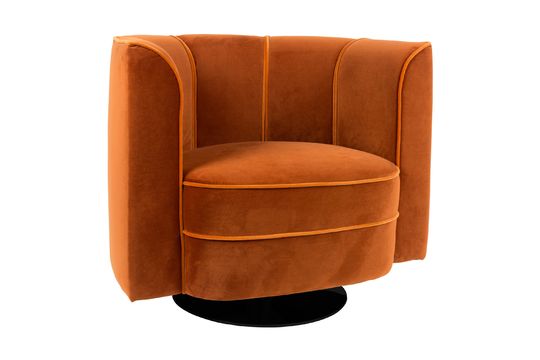 Lounge chair Fleur oranje Productfoto