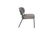 Miniatuur Lounge chair Jolien zwart en grijs 9