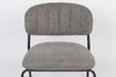 Miniatuur Lounge chair Jolien zwart en grijs 3
