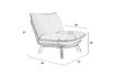 Miniatuur Lounge chair Lazy Sack lichtgrijs 7