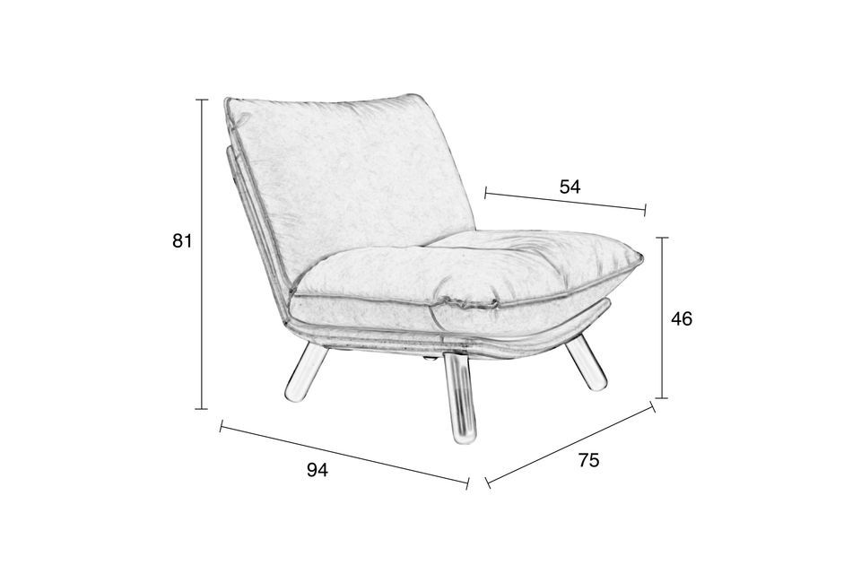 Lounge chair Lazy Sack lichtgrijs - 5