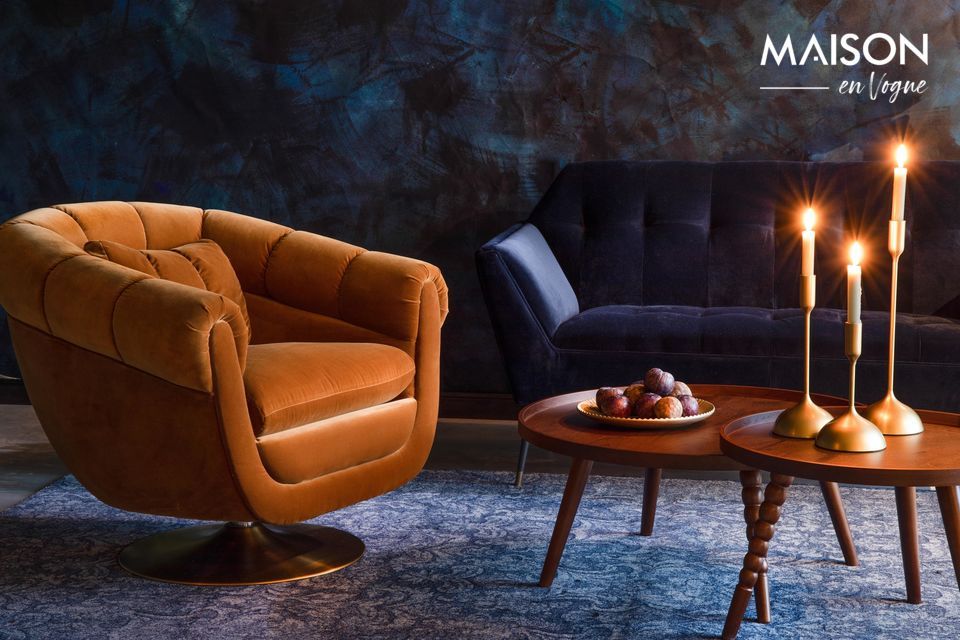De Member Whisky Lounge Chair is perfect voor het creëren van een gezellige en warme sfeer in uw