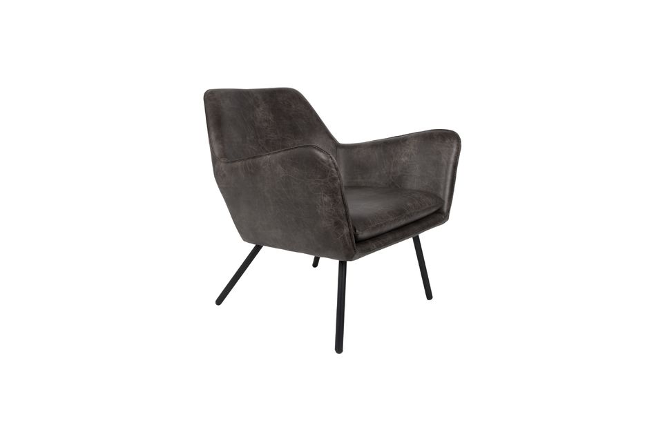 Lounge fauteuil Bon donkergrijs - 6