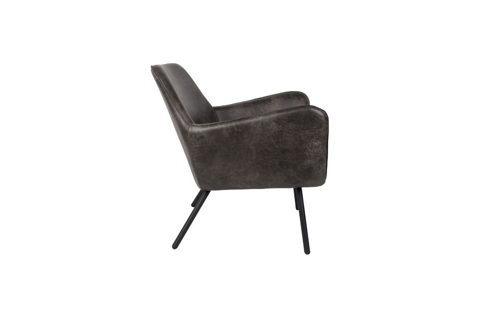Lounge fauteuil Bon donkergrijs - 7