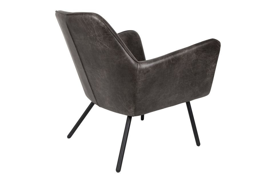 Lounge fauteuil Bon donkergrijs - 8