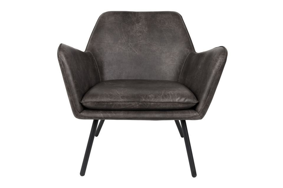 Lounge fauteuil Bon donkergrijs - 9