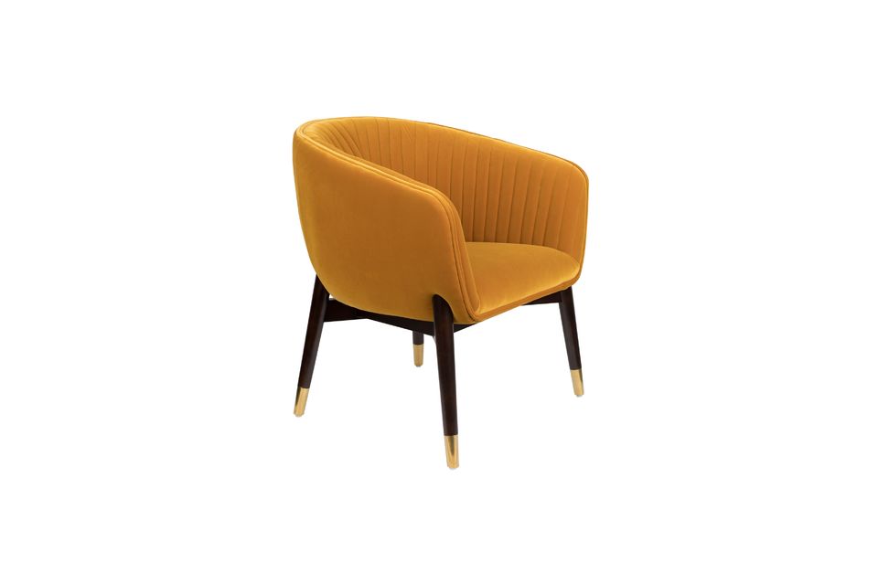 Lounge fauteuil Dolly oker Dutch Bone