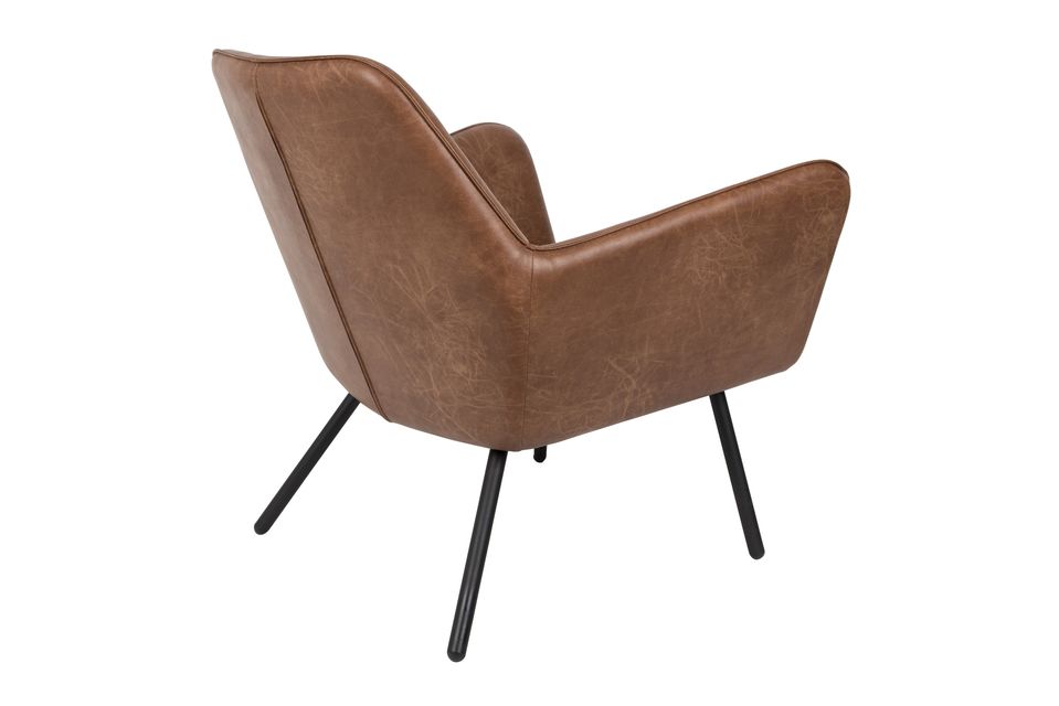 Lounge fauteuil Goede kleur bruin - 9