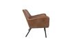Miniatuur Lounge fauteuil Goede kleur bruin 12