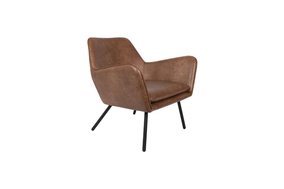 Lounge fauteuil Goede kleur bruin - 6
