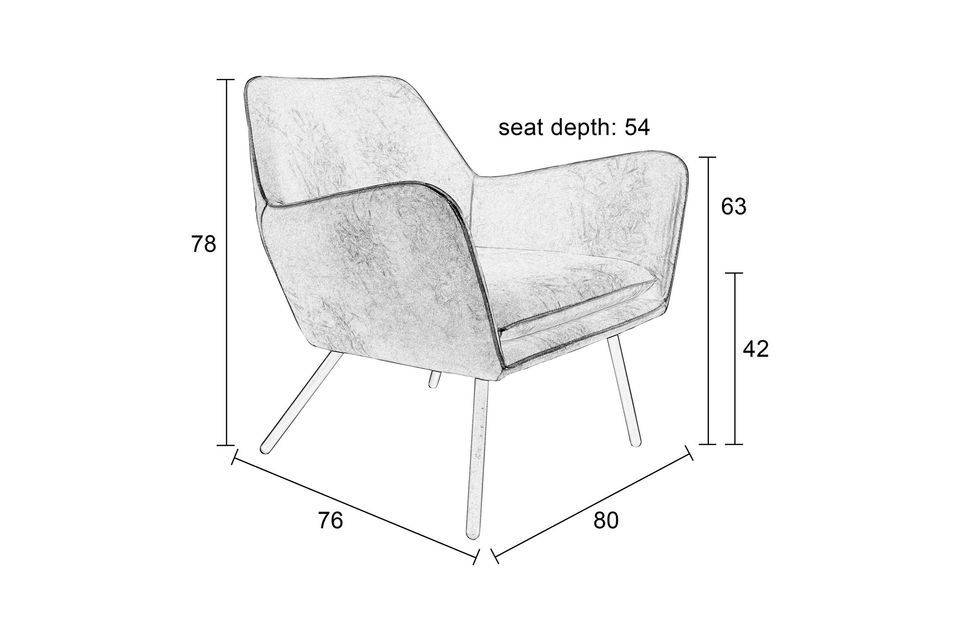 Lounge fauteuil Goede kleur bruin - 7