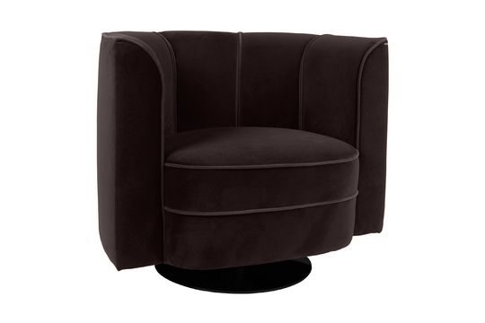 Lounge Fleur Noir fauteuil