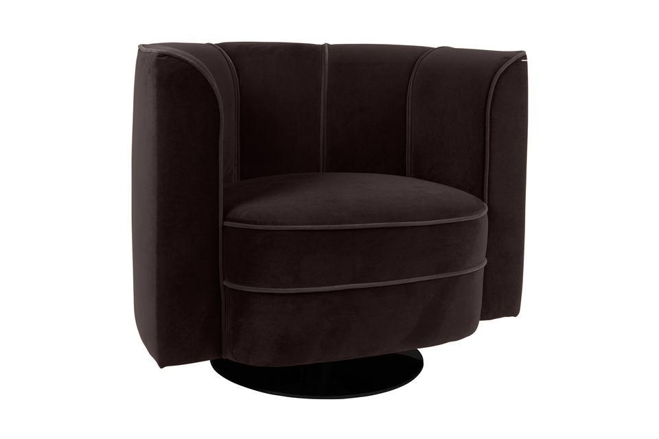 Lounge Fleur Noir fauteuil Dutch Bone
