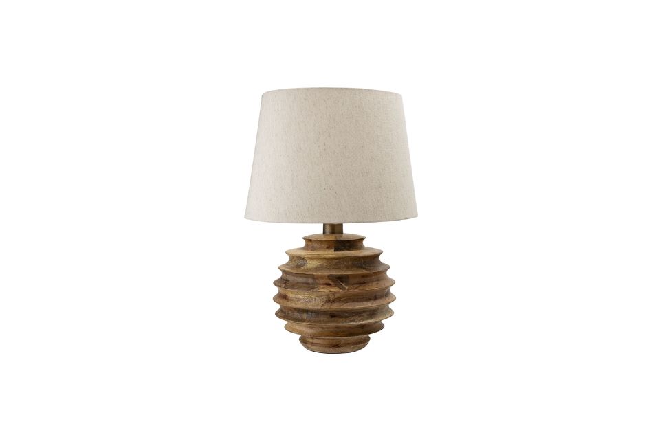 Breng de natuur en het licht in huis met deze prachtige tafellamp, 54 cm hoog en 38,5 cm breed