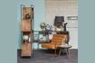 Miniatuur Makine bruin leren fauteuil 5