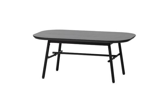 Mangohout en zwart metaal Elegance salontafel Productfoto