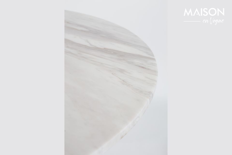 Marmer King Tafel 90' zwart - 9