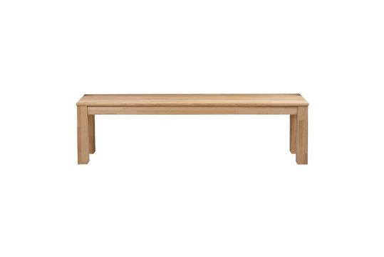 Massief eiken bank in beige Largo