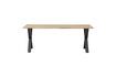 Miniatuur Massief eiken tafel Tablo beige 1