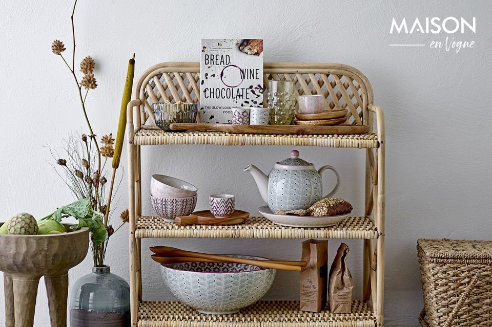Mooie decoratieve groene theepot