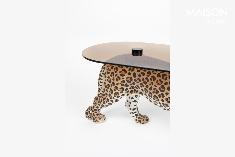 Meerkleurige salontafel van hars Dope as Hell - 5