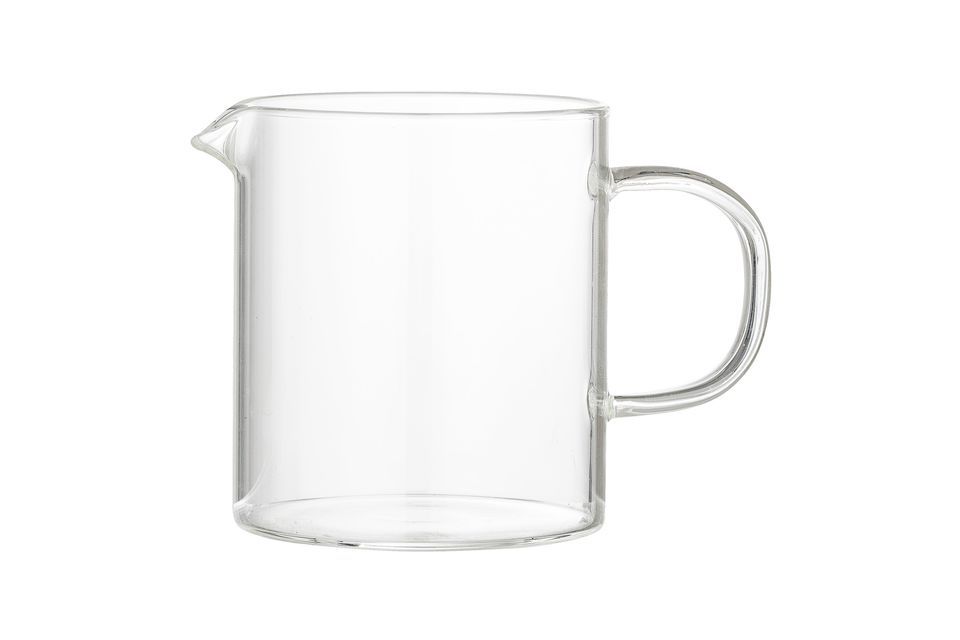 Het transparante glas laat toe om de resterende hoeveelheid in het oog te houden en blijft perfect