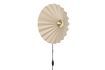 Miniatuur Messing en katoenen wandlamp Pliss 1