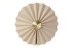 Miniatuur Messing en katoenen wandlamp Pliss 5